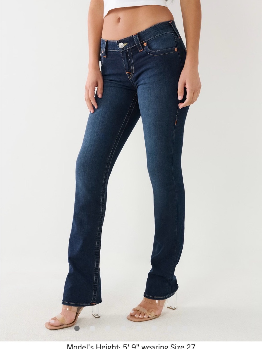 True Religion Dark Indigo Bootcut Jeans for Women